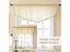 3pcs 130x 60cm Solid Color Triangle Curtain Tassels Crystal Beads Trim Kitchen Carousel 3
