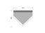 3pcs 130x 60cm Solid Color Triangle Curtain Tassels Crystal Beads Trim Kitchen Carousel 7