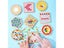 50pcs Mixed Color Square Crystal Mosaic Tiles DIY Hobbies Children Handmade Art Carousel 5