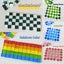 50pcs Glass Mosaic Tiles Colorful Square Mosaic Pieces For Mosaic Projects DIY Carousel 5