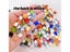 50pcs Glass Mosaic Tiles Colorful Square Mosaic Pieces For Mosaic Projects DIY Carousel 7