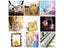 50 Pieces Of Transparent Mosaic Glass Tiles Multi-color Pieces Free Stone DIY Carousel 7