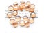 100g Mix Color Glass Mosaic Tiles Stones Round Cabochons For DIY Mosaic Home Carousel 7