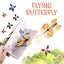 Wrap Flying Butterfly Clockwork Rubber Band Powered Butterfly 20pcs Carousel 4