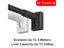 Up To 5M White Shower Curtain Rod Adjustable Stainless Steel Tension Telescopic Carousel 2