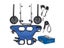 Dog Wheelchair Disabled Cat Dog Walker Cart Pet Hind Limb Paralysis Injury Carousel 7