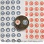 8mm Diameter Small Round Positive Negative Polarity Label Battery Carousel 2