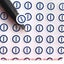 8mm Diameter Small Round Positive Negative Polarity Label Battery Carousel 4