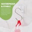Multi-Purpose Hooks 5/10 Pairs Double-sided Adhesive Wall waterproof Carousel 6