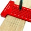 Woodworking-60mm T-type Ruler Hole Scribing Gauge Aluminum Crossed Feet Carousel 3