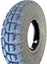 Mobility Scooter Tyre 4.10/3.50-5 Grey with Round Edge & Block Tread - Reliab... Carousel 1