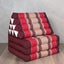 [MANGO TREES][Large] Thai Triangle Foldable Floor Mattress Daybed Red Carousel 4