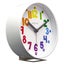 NeXtime Sophia Plastic 12.5x13cm Desk Bedside Alarm Clock Analogue w Night Light Carousel 2