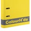 ColourHide A4 70mm 375 Sheets Silky Touch Lever Arch File Paper Organiser Yellow Carousel 2