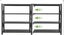 Container Heavy Duty Shelving 10m x 2m x 600mm 200kg per Level BLACK Carousel 3