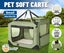 Dog Travel Cage Collapsible Soft Dog Travel Crate Pet Cage Carrier 49x35x35 Carousel 3