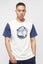Mitchell & Ness Color Blocked Short Sleeve Tee Georgetown Carousel 1