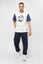 Mitchell & Ness Color Blocked Short Sleeve Tee Georgetown Carousel 3