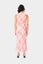 Huffer Mimi Shift Midi Dress in Pink/Scarlet Carousel 3