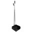 Metal Standing Pet Dog Cat Pooper Scooper Shovel Tray Poo Grabber Black 83cm Carousel 1