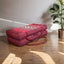 [MANGO TREES] 2-Fold Foldable Zabuton Meditation Cushion RedEle Carousel 3