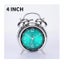 Loud Quartz Retro Analogue "ALARM CLOCK" Night Light Table Clock Alarm Carousel 9