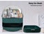 Makeup Storage Case Cosmetic Organiser Drawer Jewellery Stand Holder Green Carousel 7