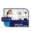 Quartet 2 Sided A3 Lap Board Blank Double-Sided Whiteboard School Home w Marker Carousel 2