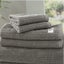 4pc Renee Taylor Cobblestone Bath Towel Sheet 650GSM 160cm Cotton Ribbed Granite Carousel 2