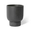 E Style Daylen 24cm Ceramic Plant Pot w Saucer Home Decor Planter Black Carousel 1