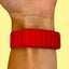 Magnetic Silicone Watch Straps Compatible with the Garmin Forerunner 165 Carousel 7