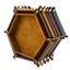 Dungeons and Dragons(DND) Purple hexagonal folding hexagon dice tray Carousel 4