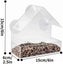 Window Bird Feeder Roof Shape Transparent Acrylic Hanging Suction Bird Cage, De Carousel 2