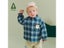Amila Baby Boy Shirt Winter New Multicolour Lapel Color Blocking Warm Cartoon Carousel 8