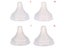 Baby Newborns Soft Safety Liquid Silicone Pacifier Nipple Natural Flexible Carousel 6