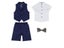 Boys Summer Candy Color Dress Sets Vest Shirt Shorts Carousel 6