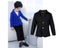 Children's Spring Autumn Boys' Solid Color Tops Blazer Black Blue Carousel 5