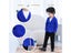 Children's Spring Autumn Boys' Solid Color Tops Blazer Black Blue Carousel 6