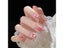 24Pcs/Lot White Small Flower Short Fake Nail Cute Fresh Girls Full Cover Carousel 8