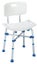 BIG JOHN Shower Chair, Aluminum, 20 in Seat W 60JK90 Carousel 1