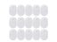 10/20Pcs Tens Electrode Pads Gel Self Adhesive Replacement For EMS Muscle Carousel 6