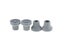 4 Pieces 13mm Durable Rubber Anti-Slid Heavy Duty Canes Replacement Tips For Carousel 1