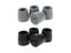 4 Pcs Ferrule Rubber Crutch Tip For Broken Ground Rock Mud Anti-skid Carousel 5