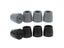 4 Pcs Ferrule Rubber Crutch Tip For Broken Ground Rock Mud Anti-skid Carousel 7
