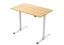 ECO Electric HEIGHT ADJUSTABLE STANDING DESK 1200×600 WHITE&OAK Carousel 1