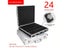 10/18/24 Grids Portable Aluminum Watch Case For Jewelry Watch Storage Carousel 2