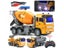 Remote Control Fire Truck Toy Model Toys For Boy RC Engineering Mixing Crane Carousel 3