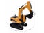 2CH 5CH 6CH 1 24 RC Mini Excavator Bulldozer Dump Truck Crane For Kids Gift Carousel 6