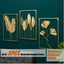 Wall Hanging sculpture 3D Metal Art leaves Frames *Local Buy* Carousel 13