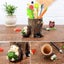 Cute Hedgehog Desk Pen Pencil Pot Holder Toothbrush Holder Resin Desktop Organi Carousel 2